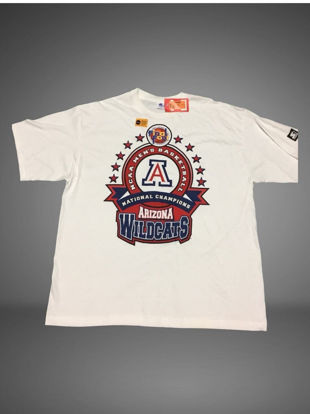 Vintage Arizona Final Four Tee Shirt 1997 Men’s Sz XL Wildcats NCAA Starter